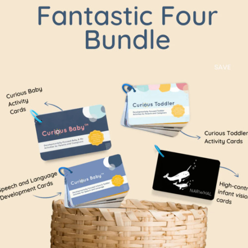 Infant Learning Cards - Curious Baby™ Activity Cards – Curious Baby Cards