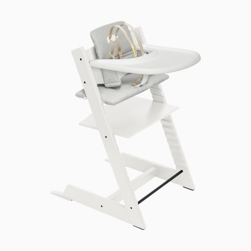 Stokke Tripp Trapp High Chair Complete² - White/Nordic Grey/White Tray