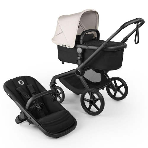 Bugaboo Fox 5 Renew Complete Stroller - Black / Heritage Black / Misty White