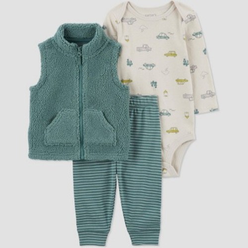 Carter's Just One You®️ Baby Boys' Vest & Bottom Set - Green, Size: 6M