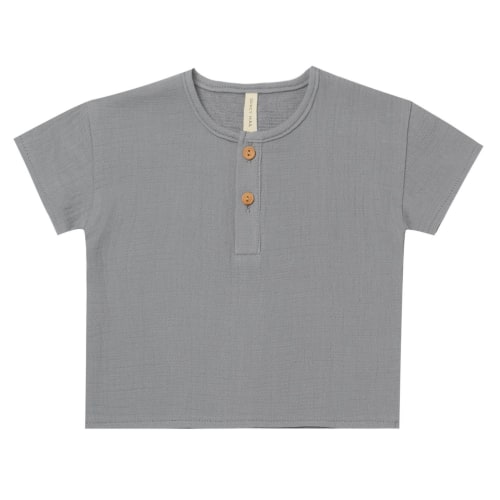 Henry Top, Washed Indigo