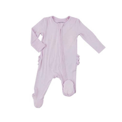 2 Way Zipper Ruffle Back Footie Orchid Hush (6-9 months)
