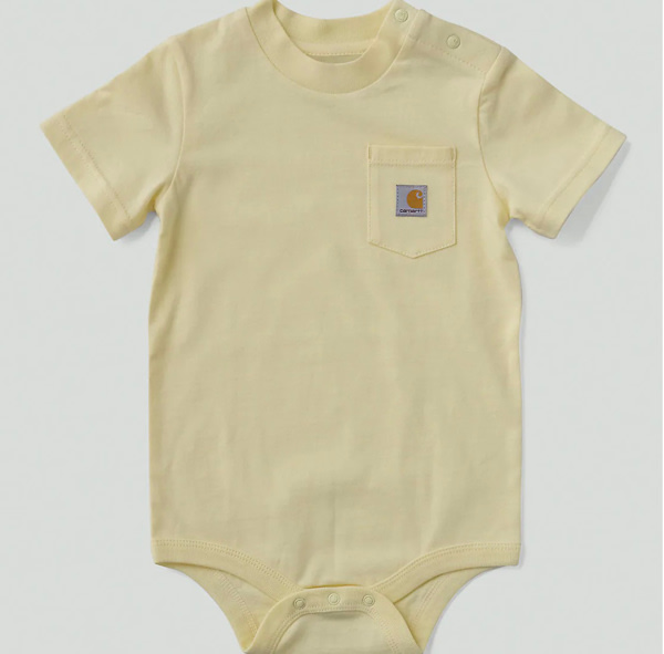 Kids' Short Sleeve Pocket Bodysuit, 6M