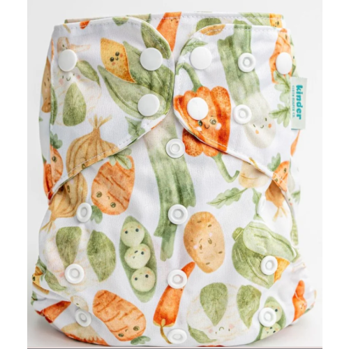 Sprout and Spud: Essentials Pocket Cloth Diaper with Athletic Wicking Jersey, Grows with your Baby