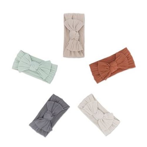 Parker Baby Co. Pebble Cable Knit Headbands - 5 Pack