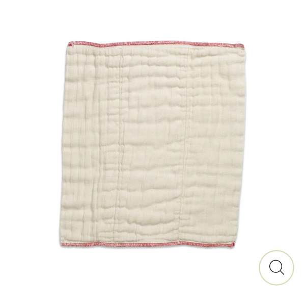 Cloth-eez Prefold Diapers - Organic Natural Unbleached