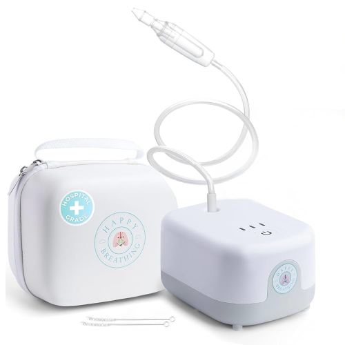 Hospital Grade Nasal Aspirator For Baby – Electric Nose Sucker for Baby & Toddler with 3-Level Suction, Portable & Rechargeable Mucus Removal for Breathing Relief, Cordless Booger Sucker & Snot Sucker