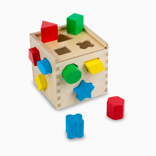 Melissa & Doug Shape Sorting Cube Classic Toy