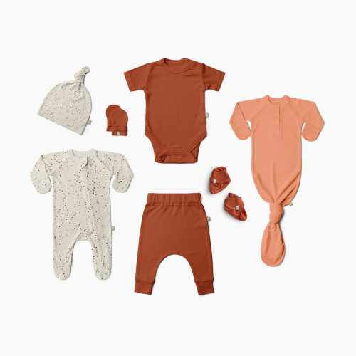 Goumi Kids x Babylist Bamboo & Organic Cotton Jumbo Gift Set - Clay