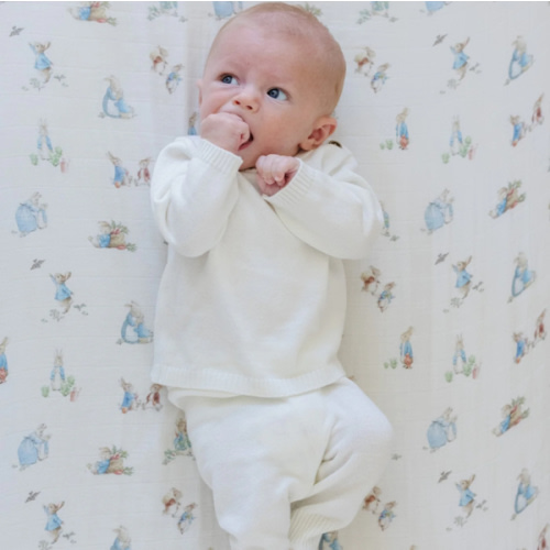 PETER RABBIT™ COTTON MUSLIN CHANGING COVERS