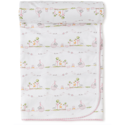 Noah's Pink Print Blanket