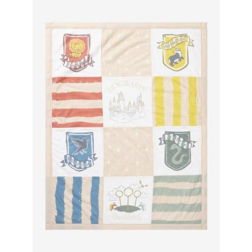 Harry Potter Hogwarts Icons Baby Blanket