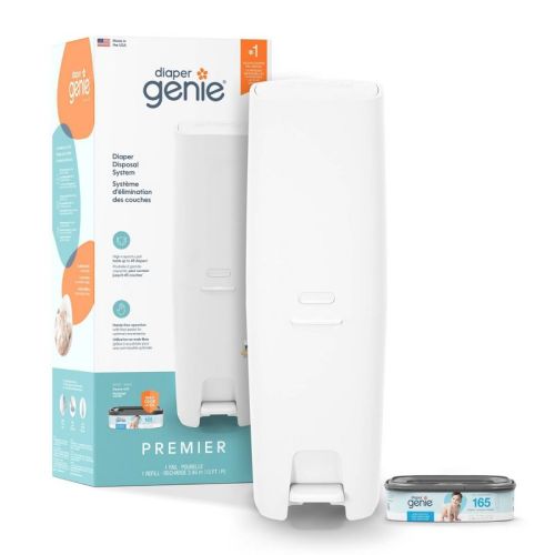 Diaper Genie Premier Diaper Pail with Starter Refill