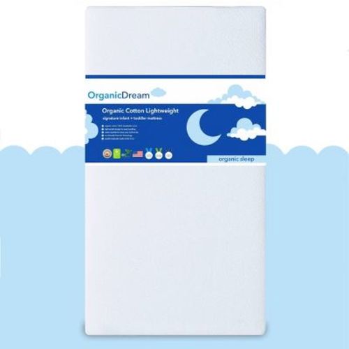 Organic Dream Certified Organic Cotton Lightweight Crib & Toddler Mattress