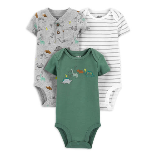 Carter's Child of Mine Baby Boy Bodysuits, 3-Pack, Sizes Preemie-24 Months