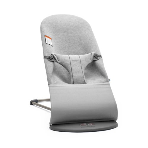 Light Grey BabyBjörn Bouncer Bliss Convertible Jersey Baby Bouncer, Light Grey