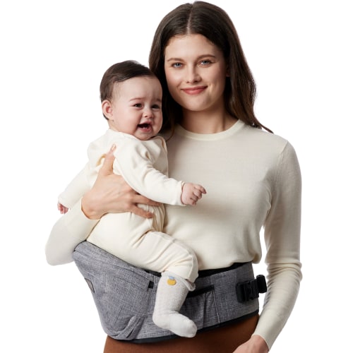 Baby Hip Seat Carrier: 3D Belly Protector & EVA Massage Board