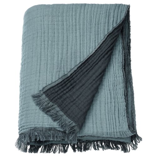 VALLKRASSING Throw - light blue-gray 59x79 "