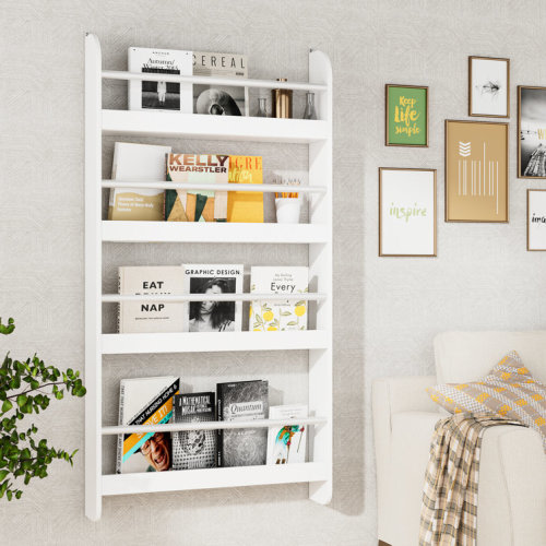 Albertson 44.5'' H X 23.2'' W Floating Bookcase