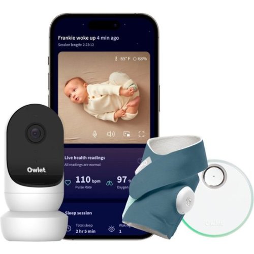 Owlet Dream Duo 2 Smart Baby Monitor: FDA-Cleared Dream Sock and Cam 2 HD Wi-Fi Video Bedtime Blue PS04N67BBK - Best Buy