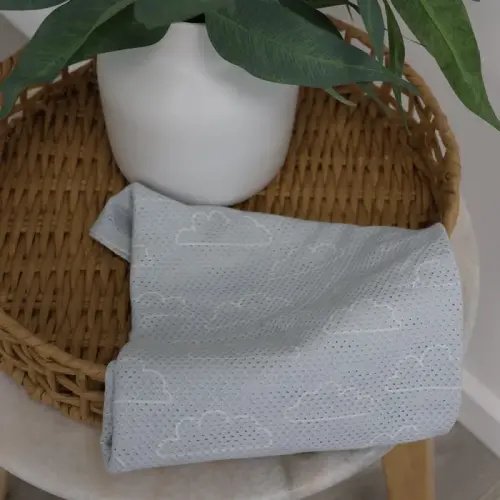 Bubba Blue Nordic Nursing Scarf Sky Cloud | Baby Bunting AU