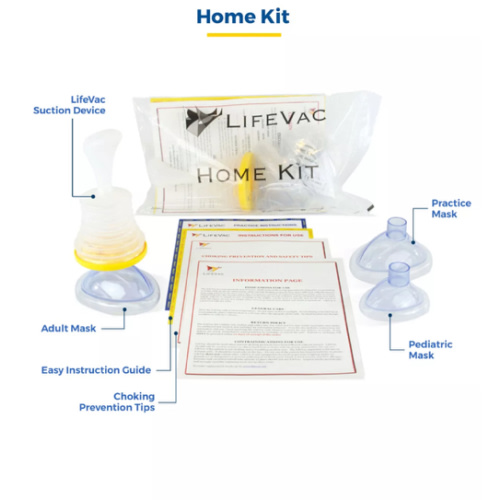 LifeVac Home Kit - Toddler and Adult Choking Rescue Device