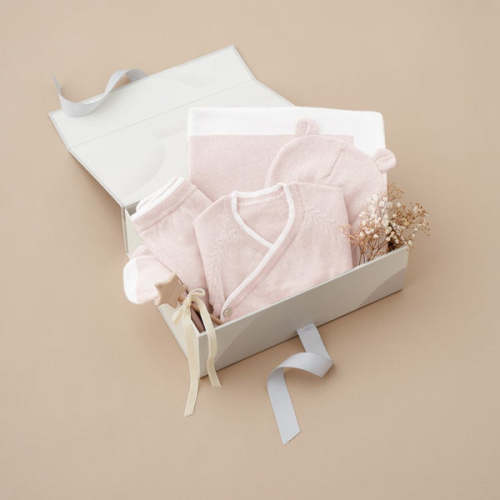Blush Cashmere Baby Layette Set | Elegant Baby