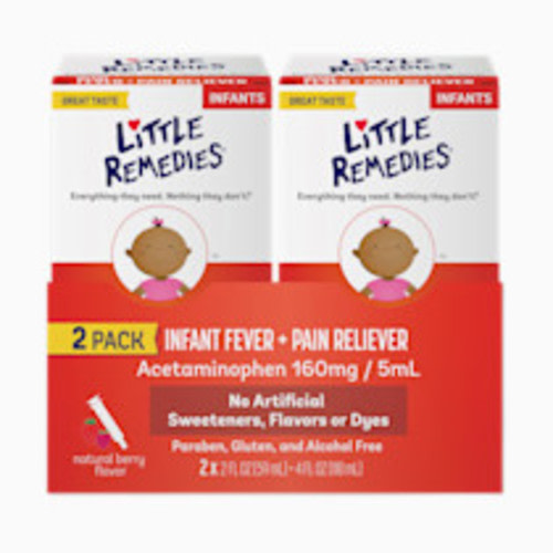 Little Remedies Infant Fever & Pain Reliever (2 Pack)