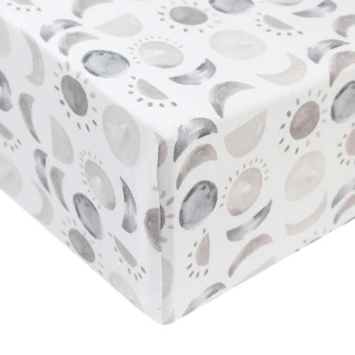 Premium Knit Fitted Crib Sheet - Eclipse