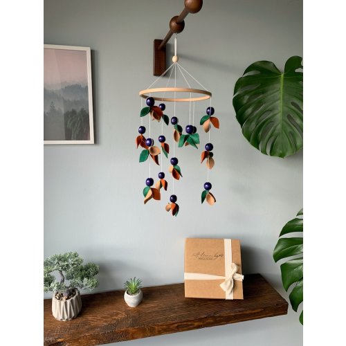 Forest Baby Mobile Leaf Crib Mobile Green Floral Baby - Etsy