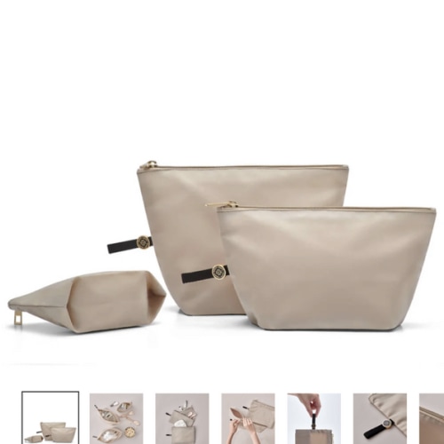 HAPP Brand Expandable Packing Pouches - Beige