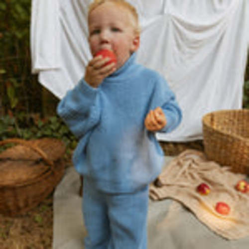 Morgan Set in Bel Air Blue – Winnie + Crew - 0-6 Months