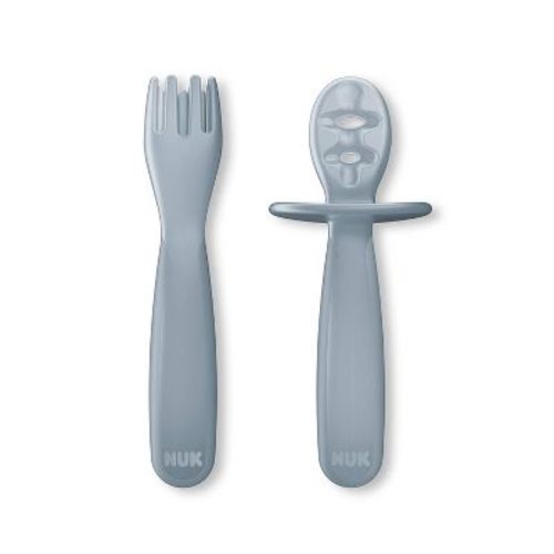 Nuk For Nature Pretensil Dipper Spoon And Fork Set - 2pk