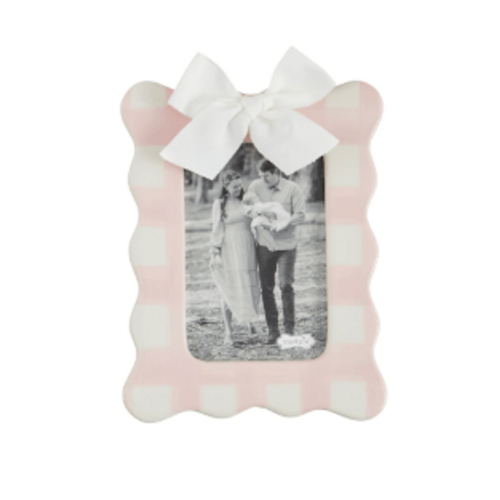 Mud Pie Vertical Pink Bow Frame
