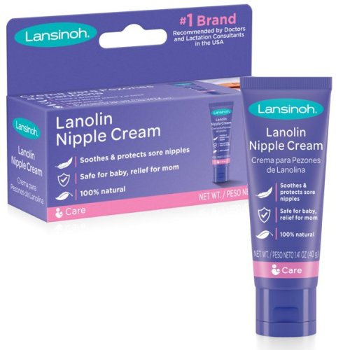 Lansinoh Lanolin Nipple Cream for Breastfeeding, 1.41 oz