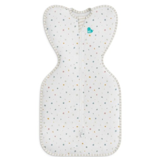 Swaddle Up™ 0.2 TOG Organic Cotton White Starlight - Small