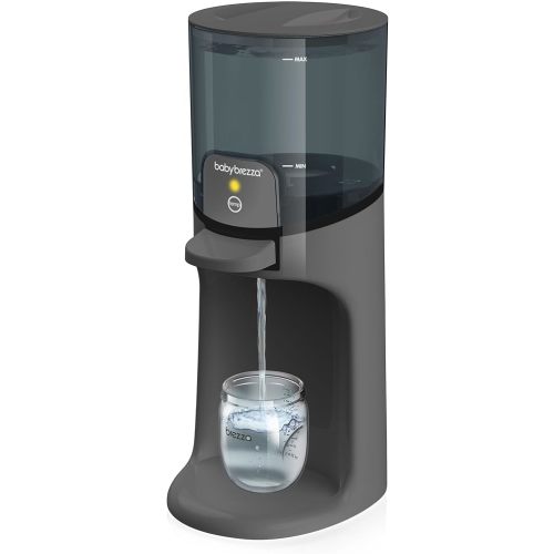 Baby Brezza Instant Baby Bottle Warmer - Fast Water Warmer Instantly Dispenses 24/7 in 3 Temperatures, Charcoal