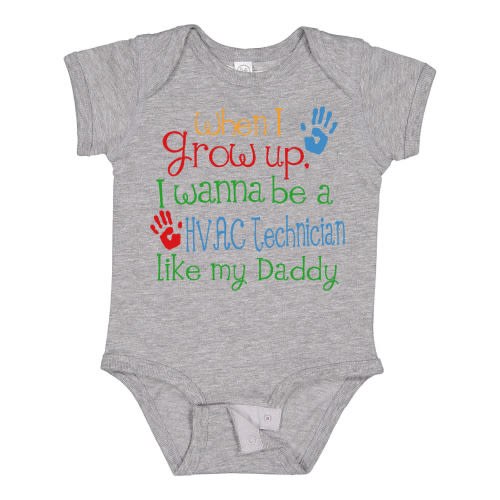 Inktastic Hvac Technician Like Daddy Boys or Girls Baby Bodysuit