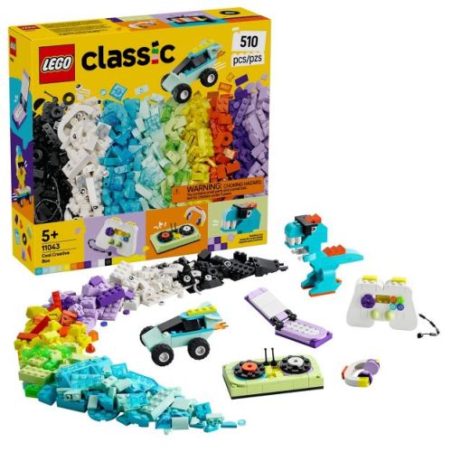 LEGO Classic Cool Creative Box Building Toy Set, Learning and Educational Toy 11043