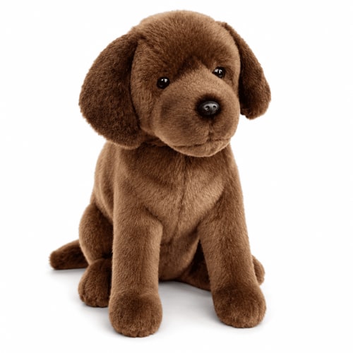Auswella® Plush 15" Chocolate Labrador Retreiver- Plush Stuffed Animals Dog
