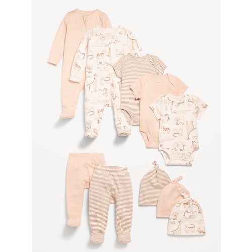 Unisex 10-Piece Layette Set for Baby