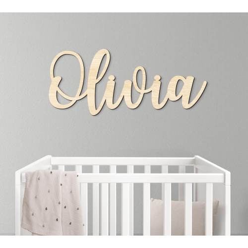 Wooden Name Sign Baby Name Sign Nursery Name Sign Custom Name Sign Wooden Letters Wood Name Sign Wall Name Sign Baby Name Cutout
