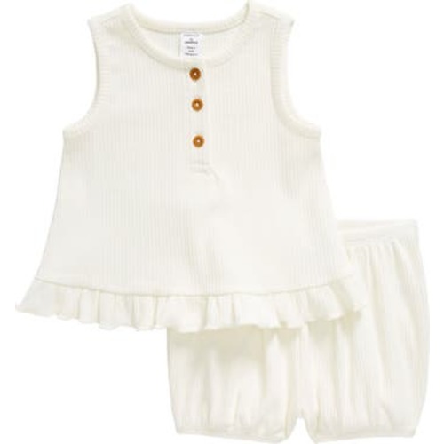 Rib Tank Top & Shorts Set, 6M