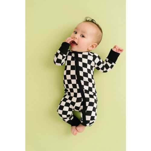 Black Checkered Bamboo Sleeper