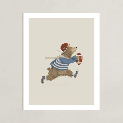 Animal All-Stars 1 Open Edition Children's 11x14 Art Print by Malunio