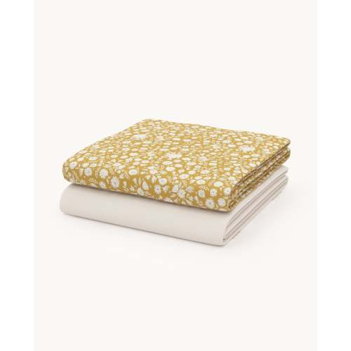 Bloom Sheet Set | Organic Crib Sheets | Nestig