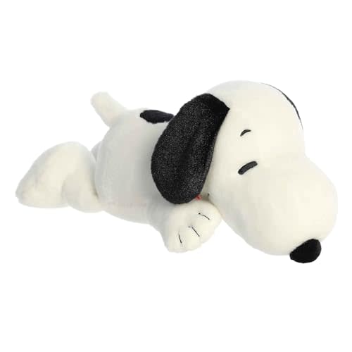Aurora® Timeless Peanuts® Snoopy Stuffed Animal - Classic Characters - Lasting Memories - Laying 11.5 Inches