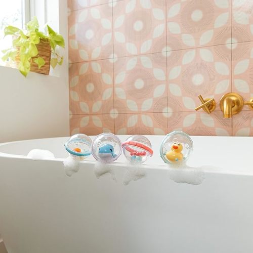 Munchkin® Float & Play Bubbles™ Baby and Toddler Bath Toy, 4 Count - Float and Play Bubbles