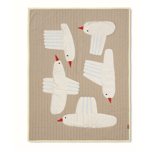 Bird Quilted Blanket