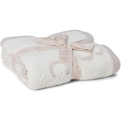 Barefoot Dreams Unisex CozyChic® ABC Blanket Stone/Cream Baby